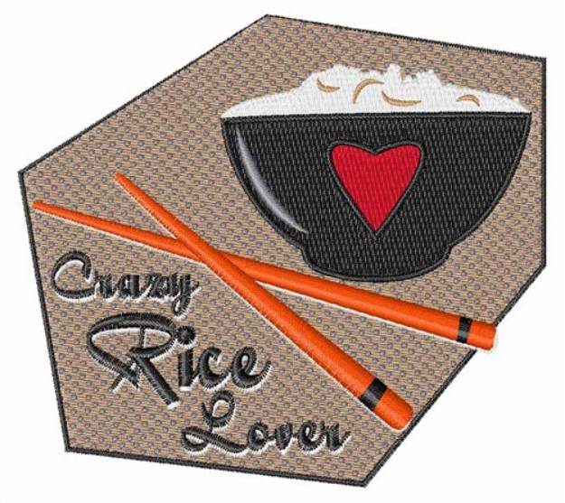 Picture of Crazy Rice Lover Machine Embroidery Design