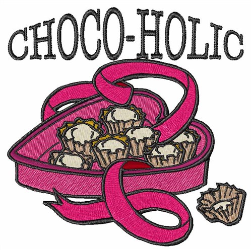 Choco-holic Machine Embroidery Design