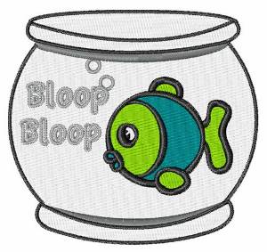 Picture of Bloop Bloop Fish Machine Embroidery Design