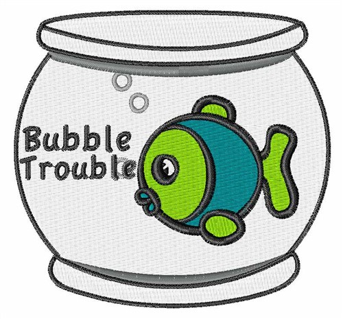 Bubble Trouble Machine Embroidery Design