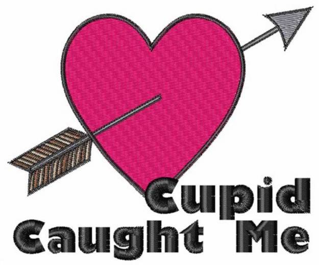 Picture of Cupid Caught Me Machine Embroidery Design