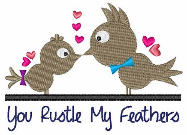 Picture of Rustle my Feathers Machine Embroidery Design