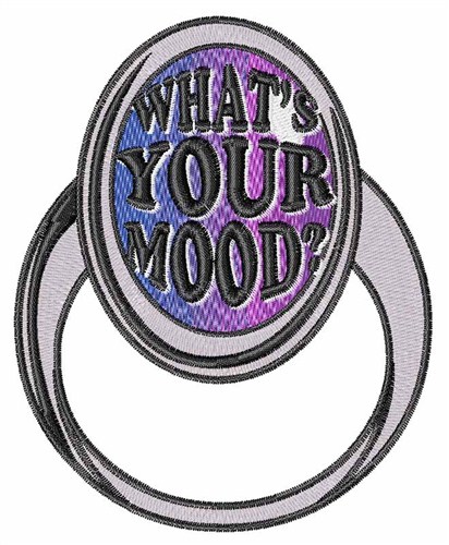 Whats Your Mood Machine Embroidery Design
