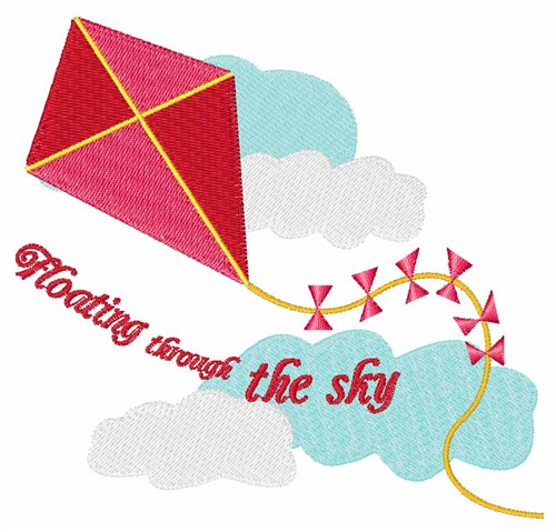 Floating Through The Sky Machine Embroidery Design