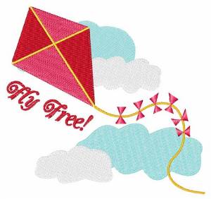 Picture of Fly Free Machine Embroidery Design