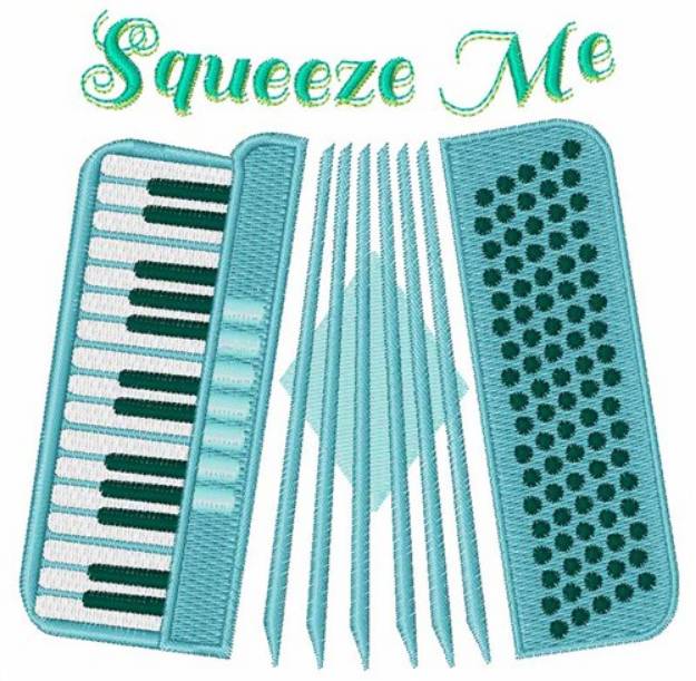 Picture of Squeeze Accordion Machine Embroidery Design