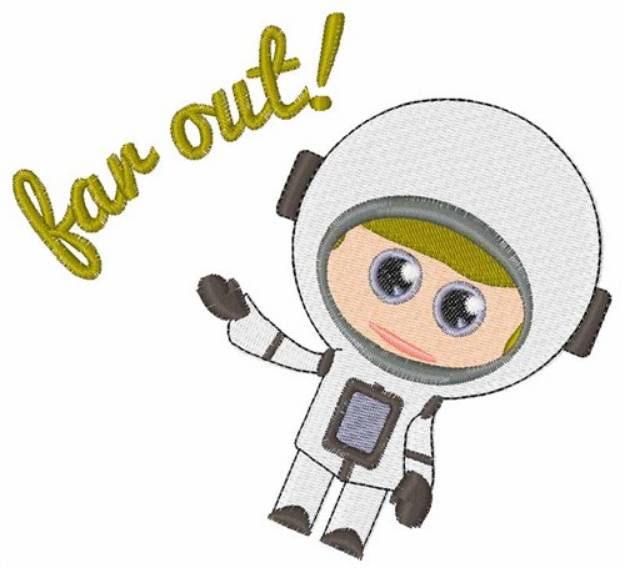 Picture of Far Out Boy Machine Embroidery Design