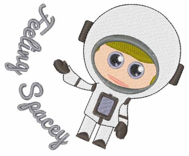 Picture of Spacey Boy Machine Embroidery Design