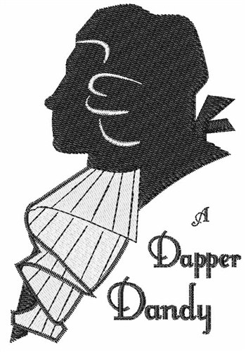 Dapper Dandy Machine Embroidery Design