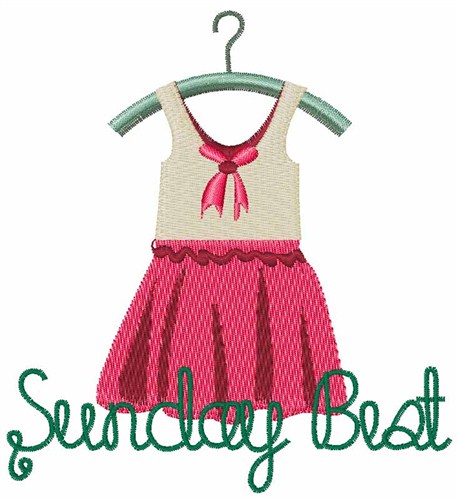 Sunday Best Machine Embroidery Design