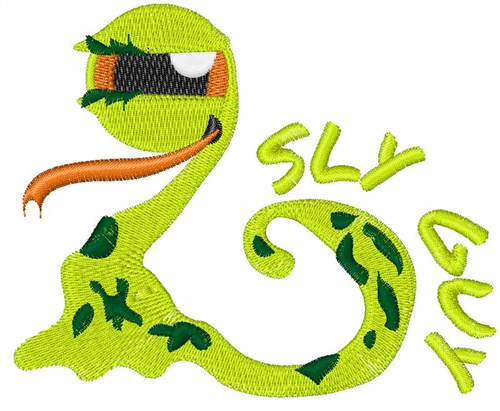 Sly Guy Machine Embroidery Design