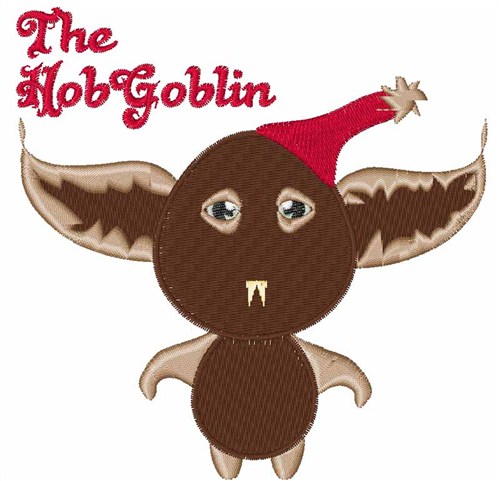 Hobgoblin Monster Machine Embroidery Design