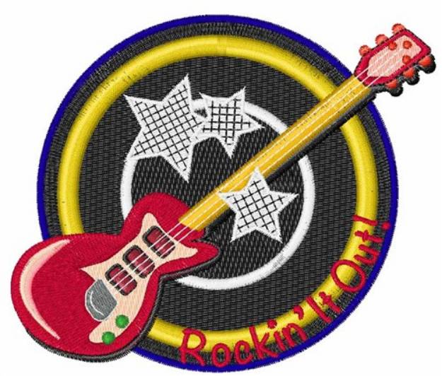 Picture of Rockin Out Machine Embroidery Design