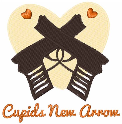 Cupids Arrow Machine Embroidery Design
