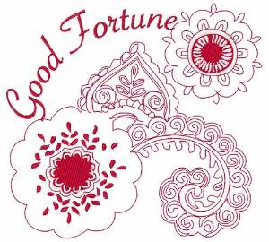 Picture of Good Fortune Machine Embroidery Design