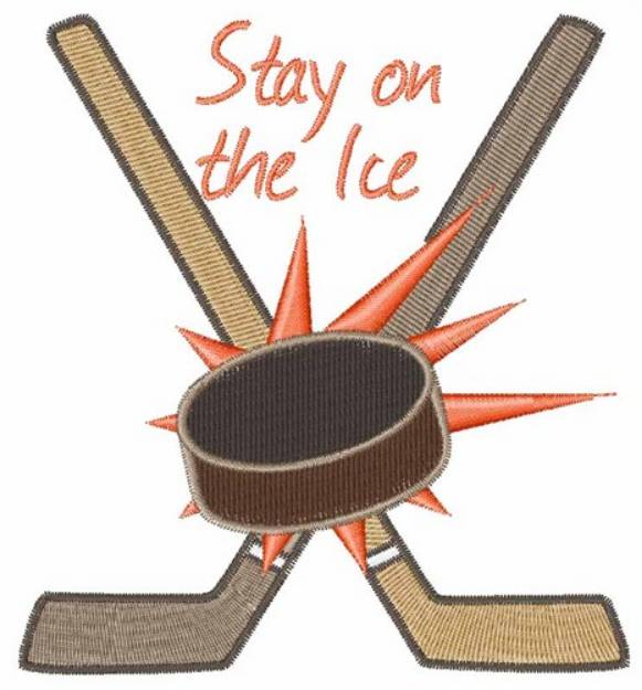 Picture of Stay on the Ice Machine Embroidery Design