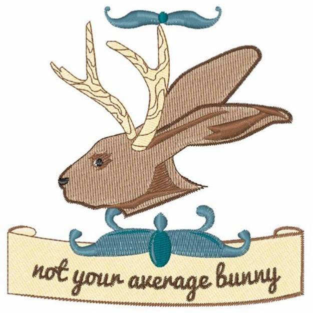 Picture of Average Bunny Machine Embroidery Design