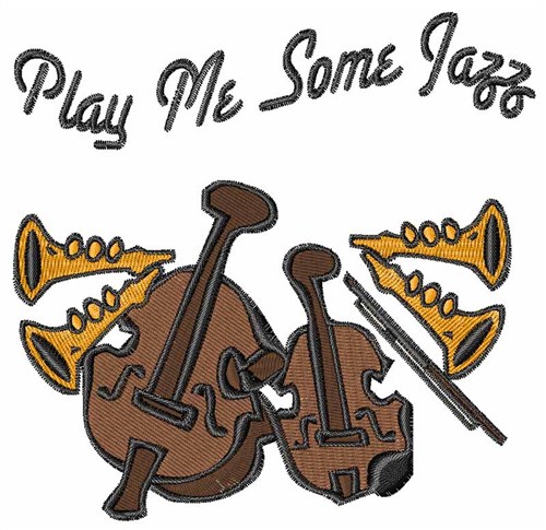 Play Jazz Machine Embroidery Design