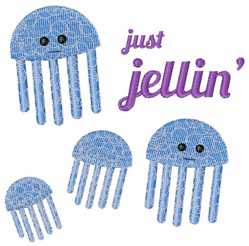 Just Jellin Machine Embroidery Design