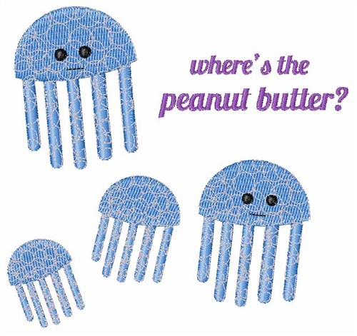 Peanut Butter Machine Embroidery Design