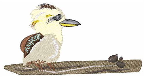 Bird Perch Machine Embroidery Design