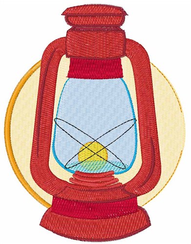 Camping Lantern Machine Embroidery Design