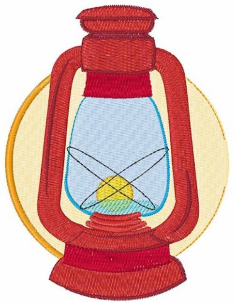 Picture of Camping Lantern Machine Embroidery Design