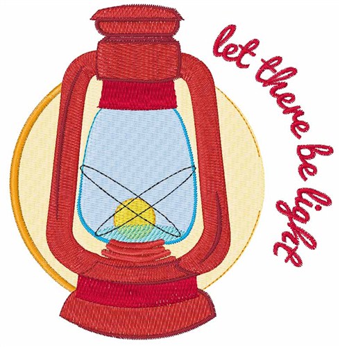 Be Light Machine Embroidery Design