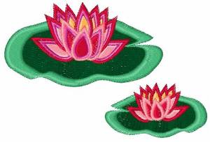 Picture of Lily Pad Machine Embroidery Design