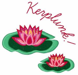 Picture of Kerplunk Lily Machine Embroidery Design