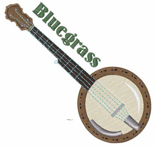Picture of Bluegrass Banjo Machine Embroidery Design