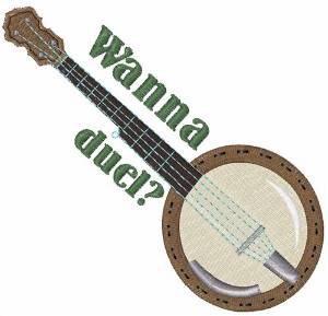 Picture of Duel Banjo Machine Embroidery Design