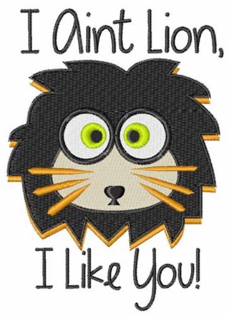 Picture of Lion Like Machine Embroidery Design