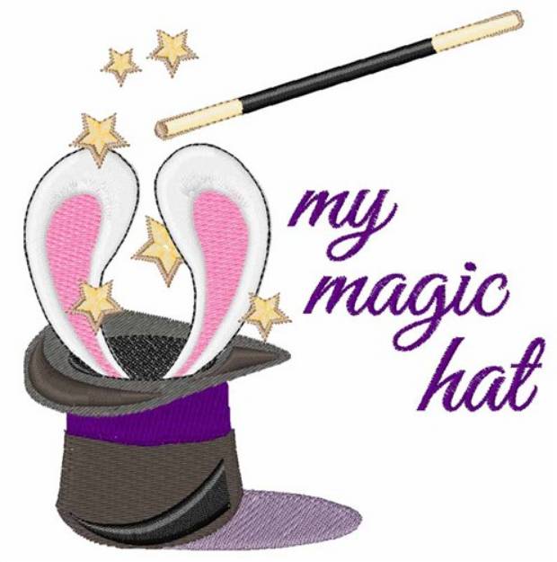 Picture of Magic Hat Machine Embroidery Design