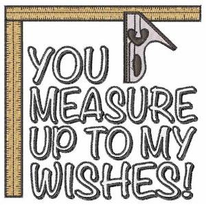 Picture of Measure Wishes Machine Embroidery Design