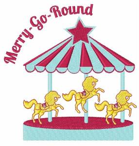 Picture of Merry-Go-Round Machine Embroidery Design