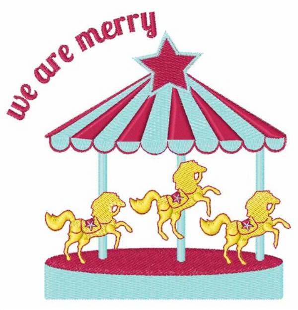 Picture of We are Merry Machine Embroidery Design