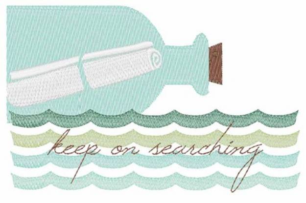 Picture of Keep Searching Machine Embroidery Design