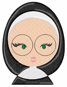 Picture of Sister Head Machine Embroidery Design