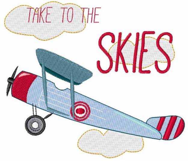 Picture of Take to the Skies Machine Embroidery Design