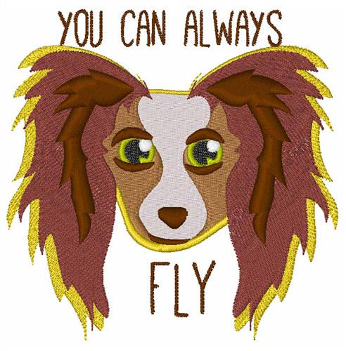 Papillion Fly Machine Embroidery Design