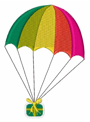 Parachute Gift Machine Embroidery Design