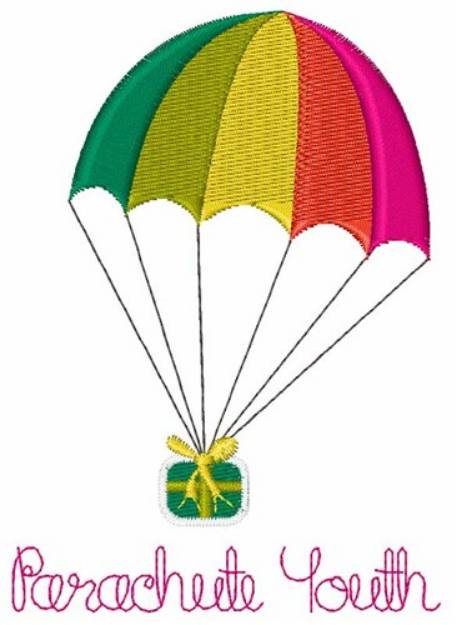 Picture of Parachute Youth Machine Embroidery Design