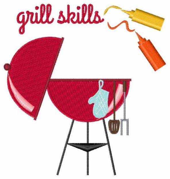 Picture of Grill Skills Machine Embroidery Design