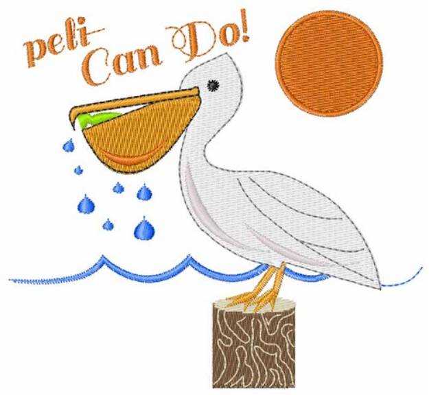 Picture of Peli-Can Do Machine Embroidery Design