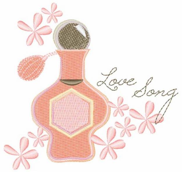 Picture of Love Song Machine Embroidery Design