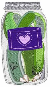 Picture of Pickle Jar Machine Embroidery Design