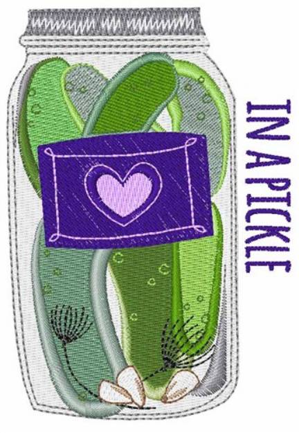 Picture of In a Pickle Machine Embroidery Design