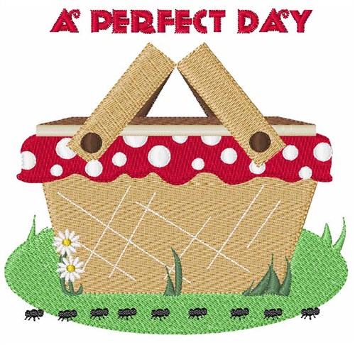 A Perfect Day Machine Embroidery Design