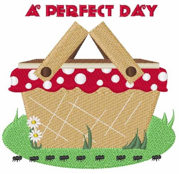 Picture of A Perfect Day Machine Embroidery Design